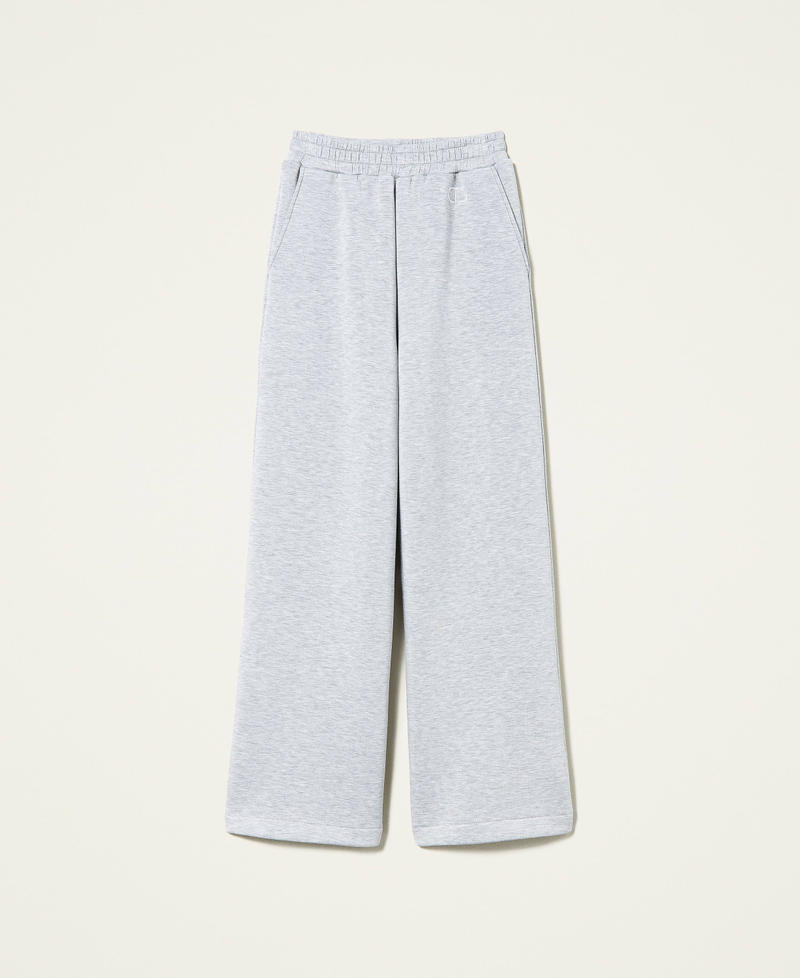 Scuba trousers Medium Gray Mélange Woman 221TP2362-0S