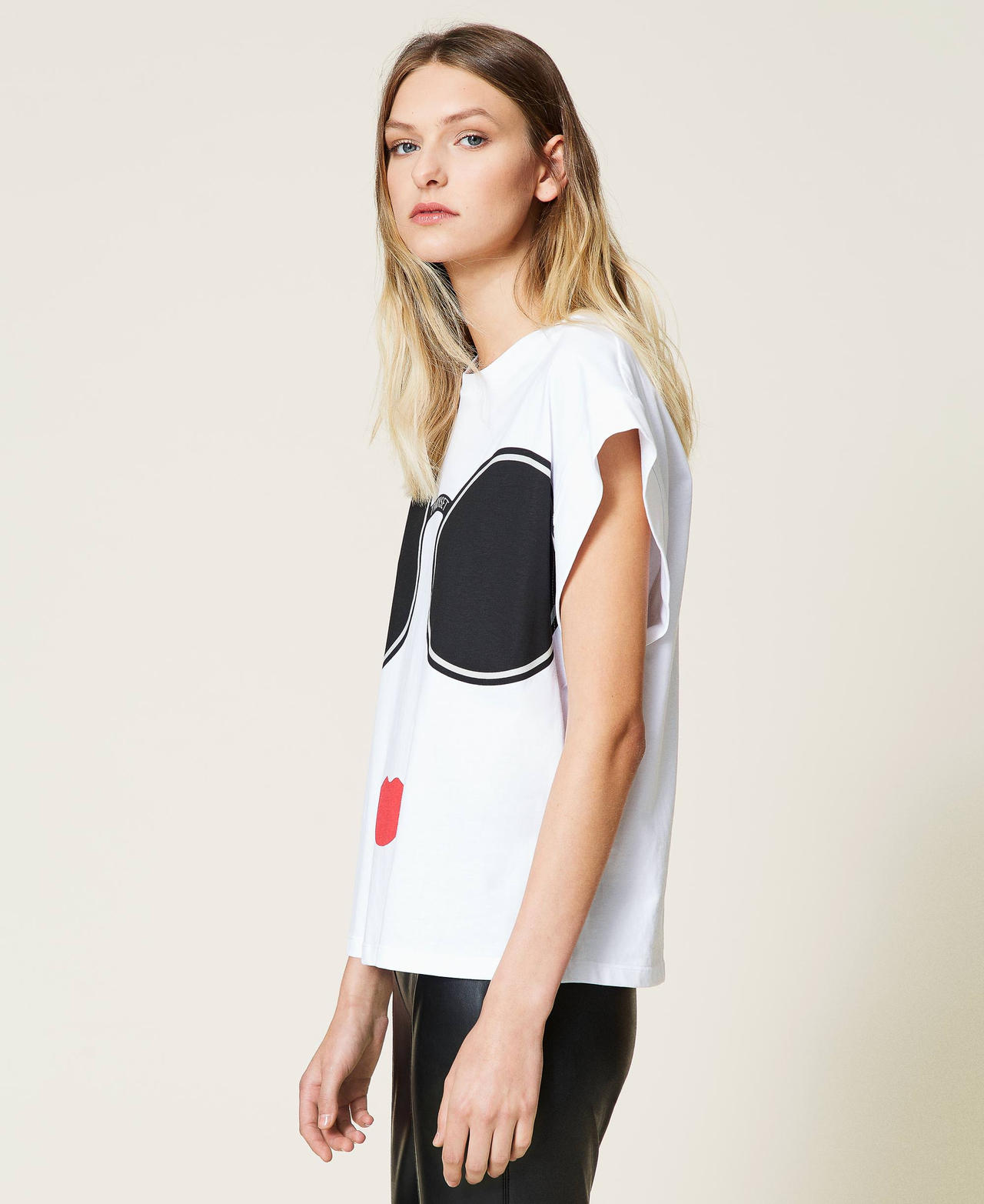 T-shirt imprimé Blanc Femme 221TP240A-02