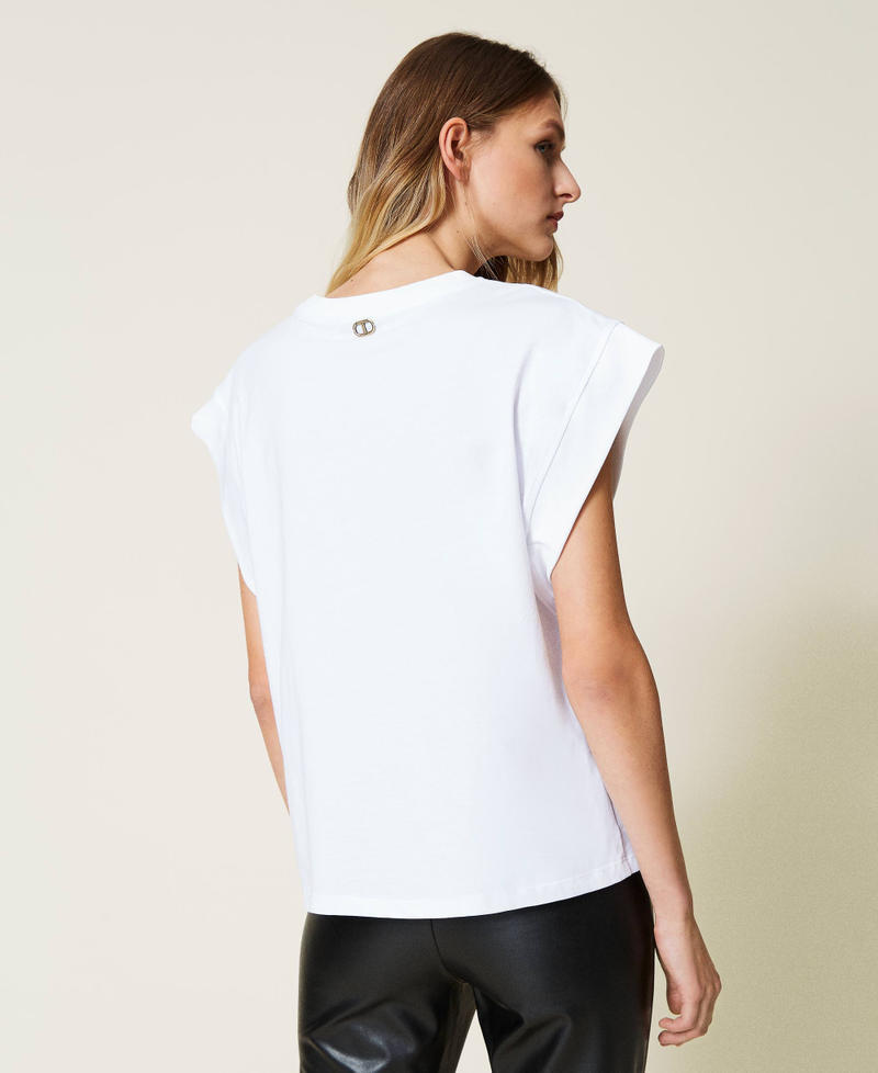 T-shirt imprimé Blanc Femme 221TP240A-03