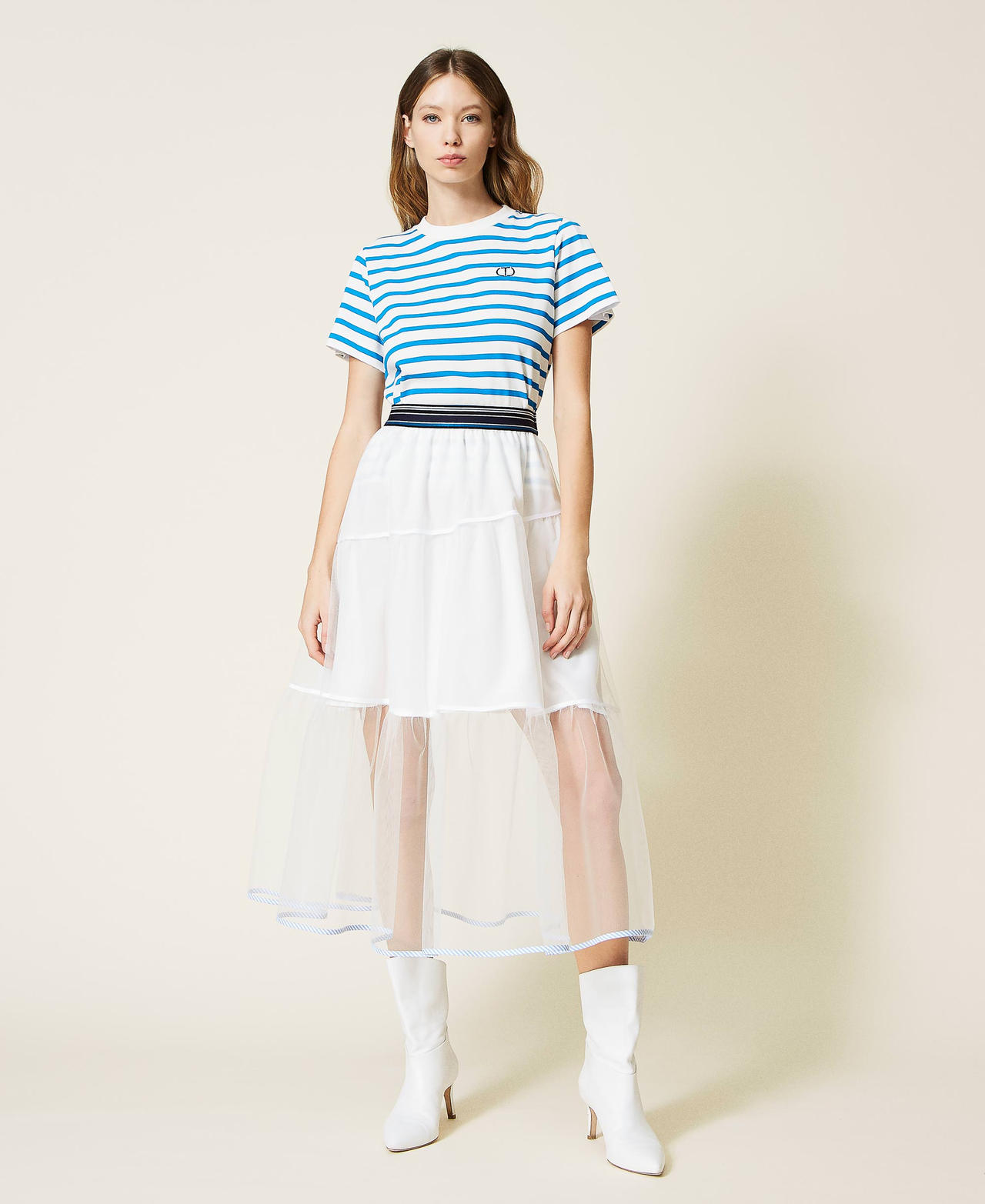 Gonna lunga in tulle