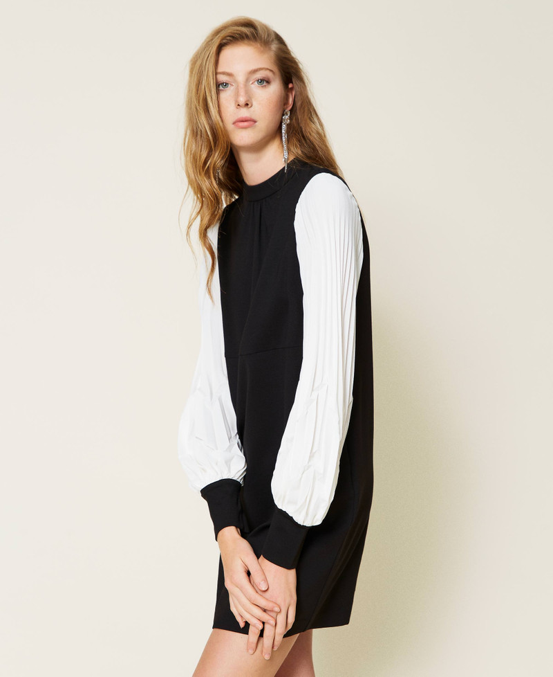 QWUVEDS Bellissimi abiti da donna freddi con tasca, maniche estive