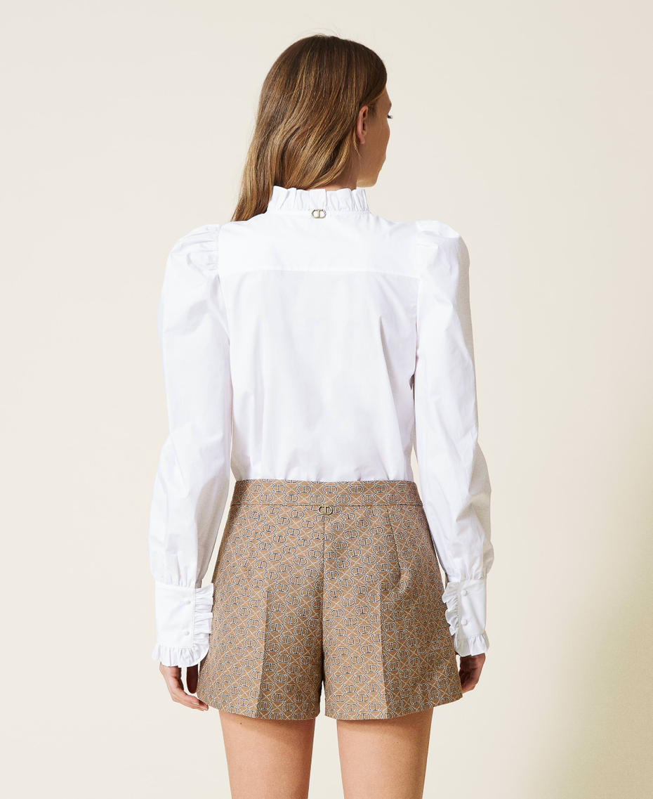 Jacquard shorts with all over logo Camel Logo All Over Woman 221TP2583-05
