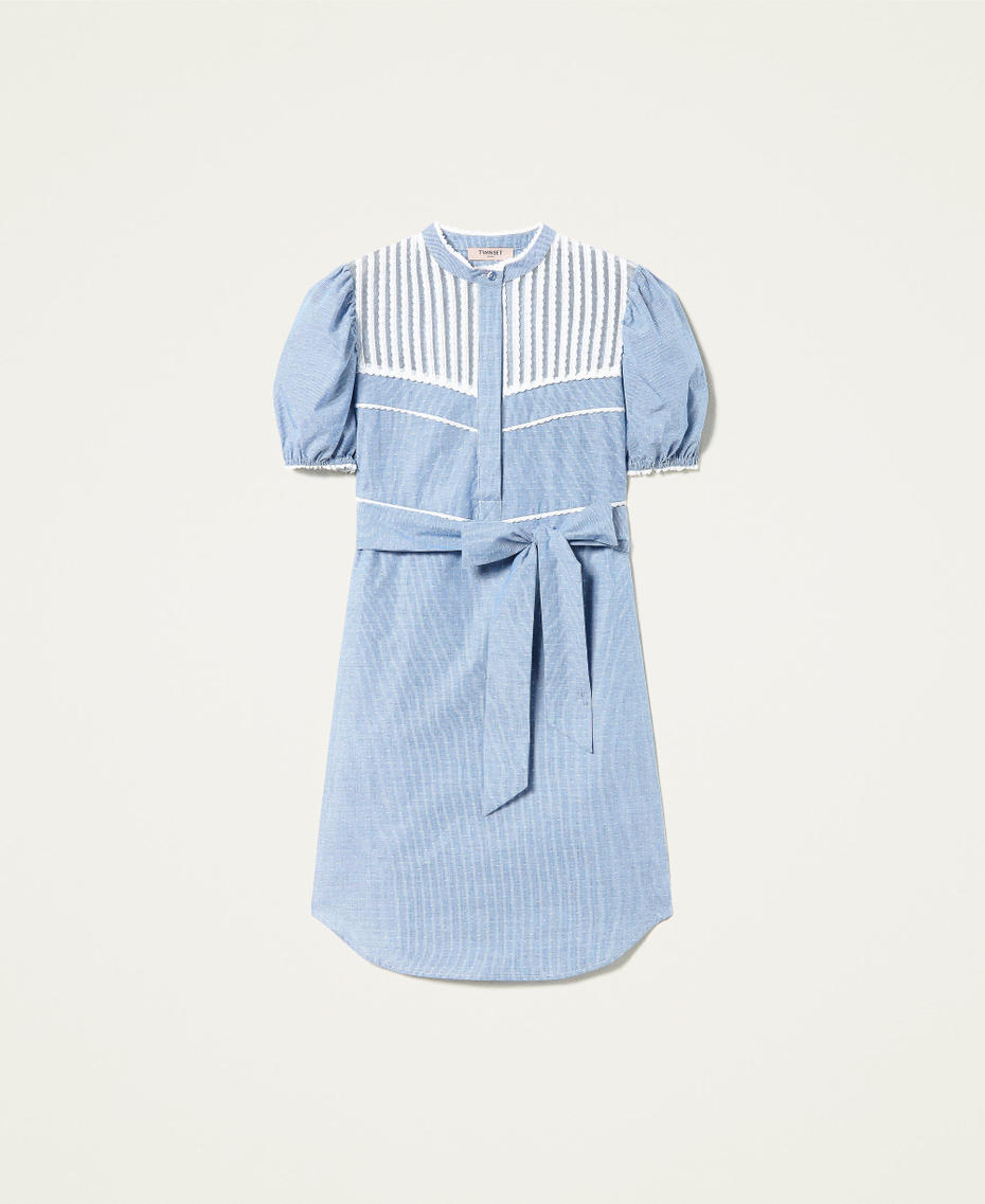 Jacquard point d&rsquo;esprit dress