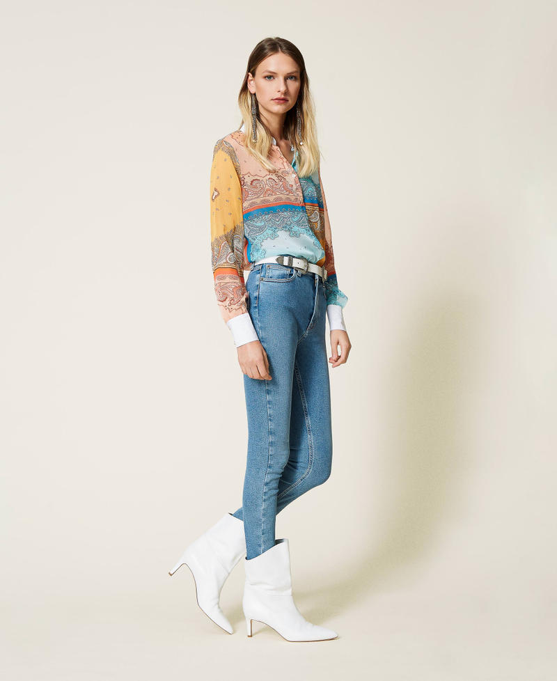 Five-pocket skinny jeans Denim Woman 221TP2621-02