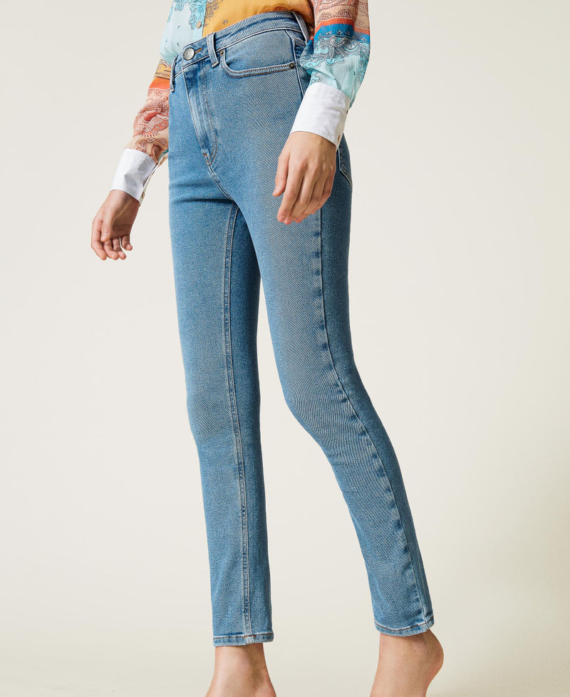 Five-pocket skinny jeans Denim Woman 221TP2621-05