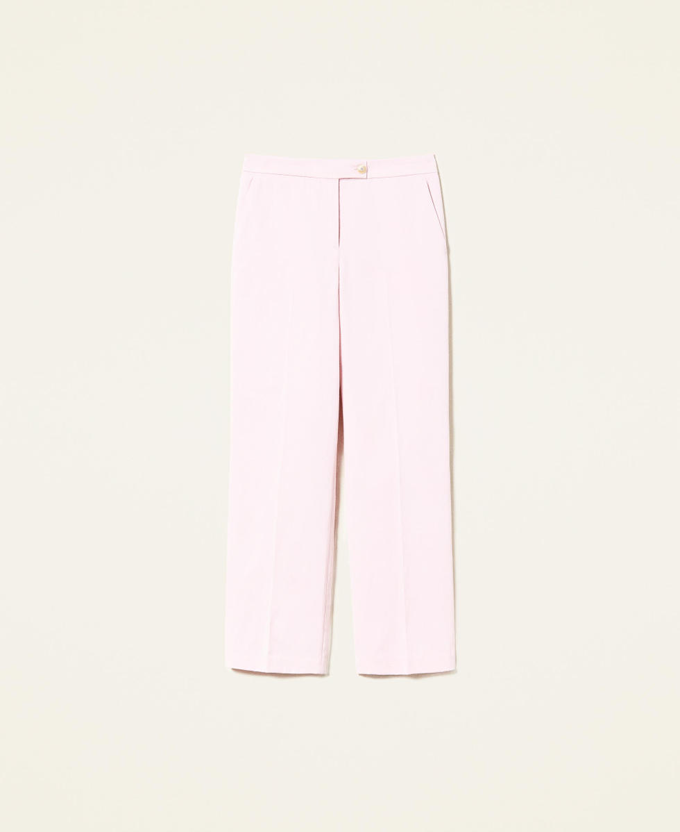 Pantalon en satin opaque