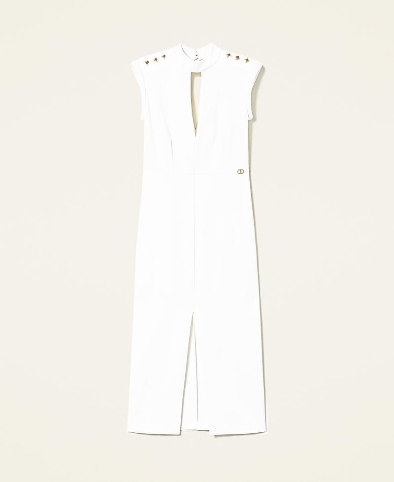Vestido ceñido con tachuelas White Nieve Mujer 221TP2660-0S
