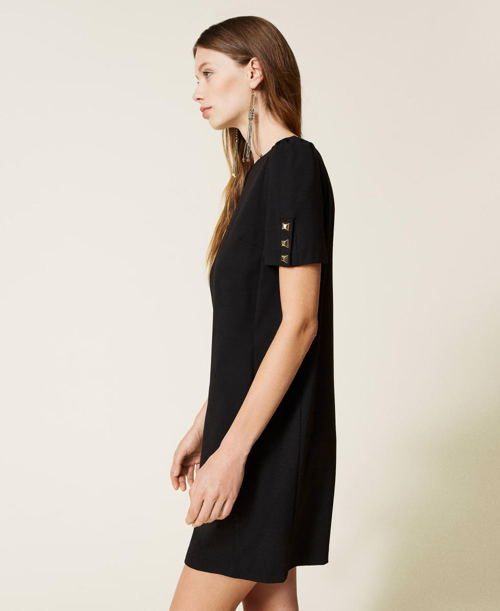 Short dress with studs