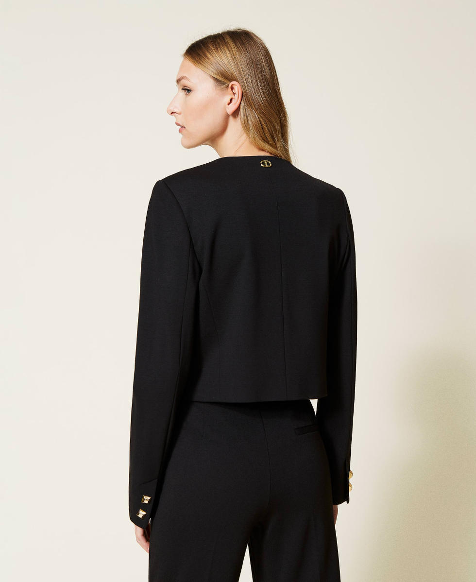 Mandarin collar overcoat deals
