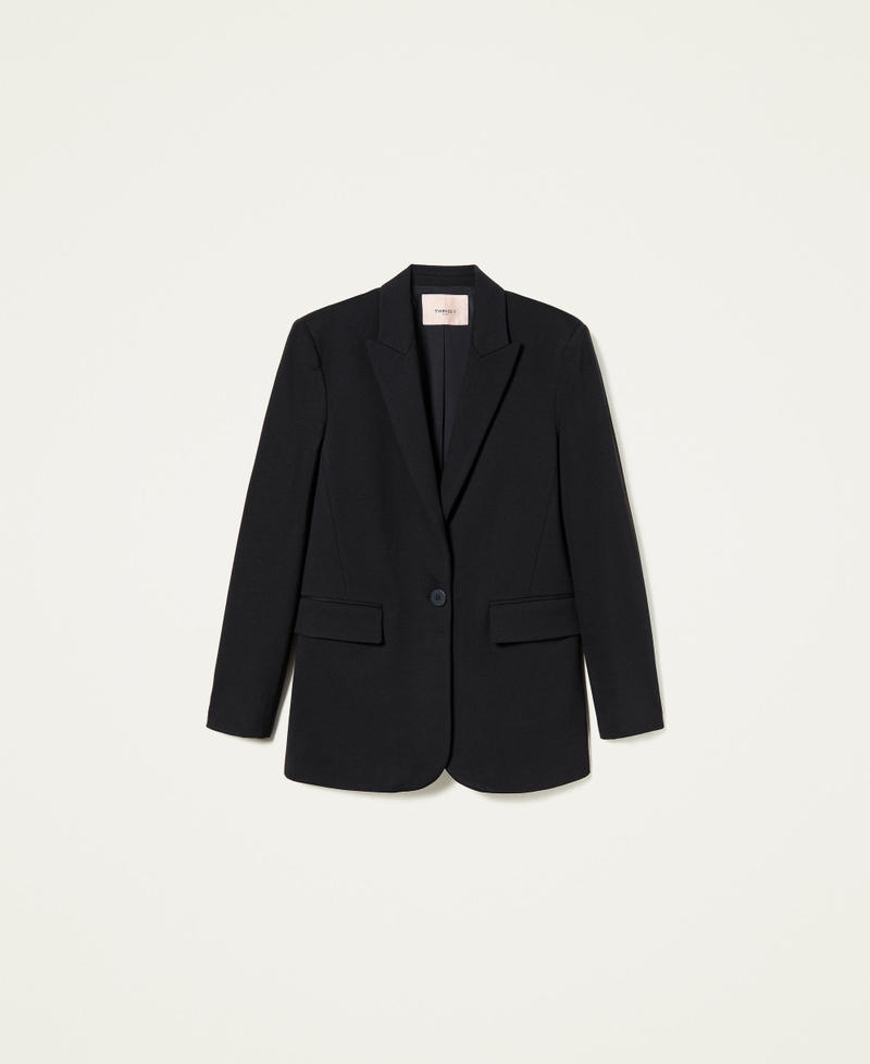 Chaqueta blazer con tachuelas