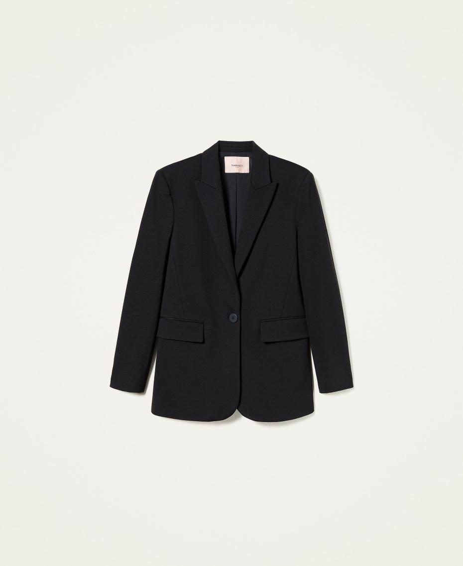 Chaqueta blazer con tachuelas