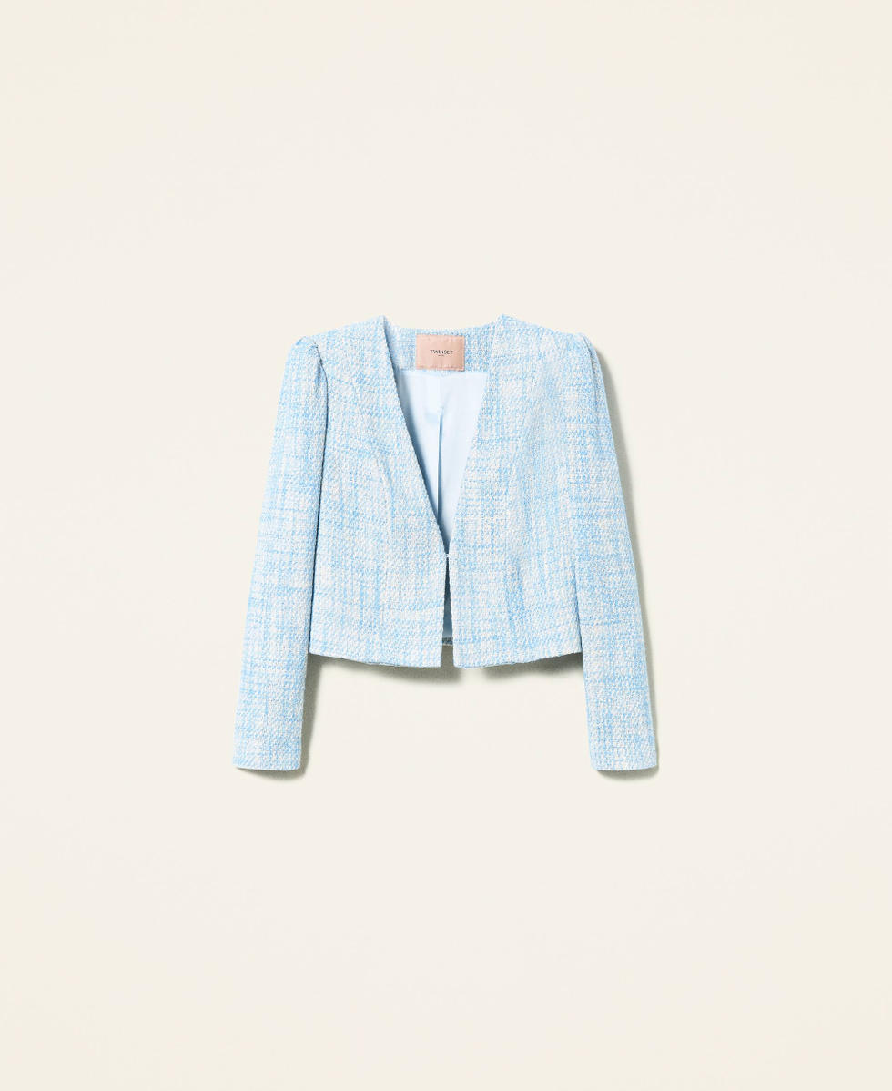 Short boucle jacket shop
