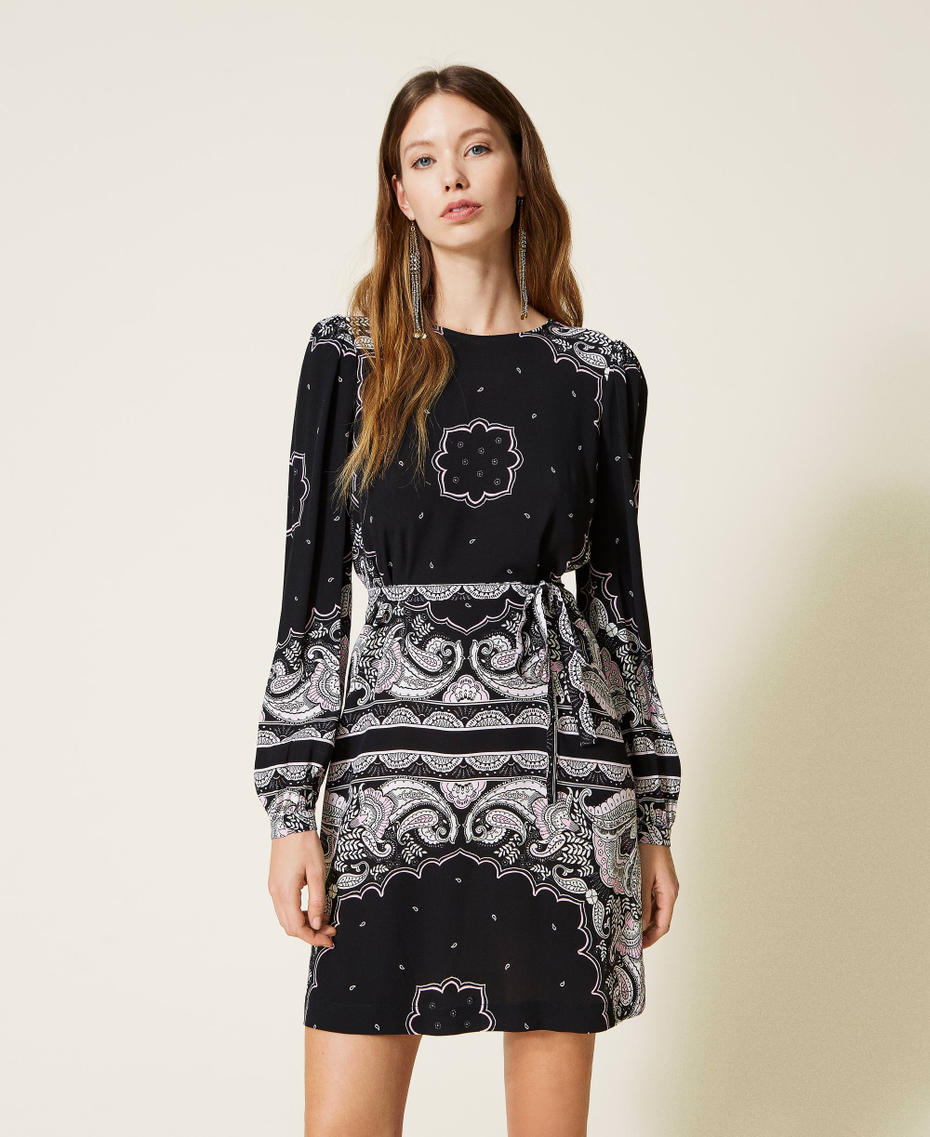 Bandanna print dress