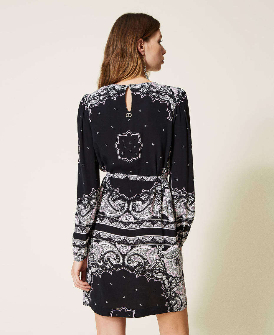 Bandanna print dress