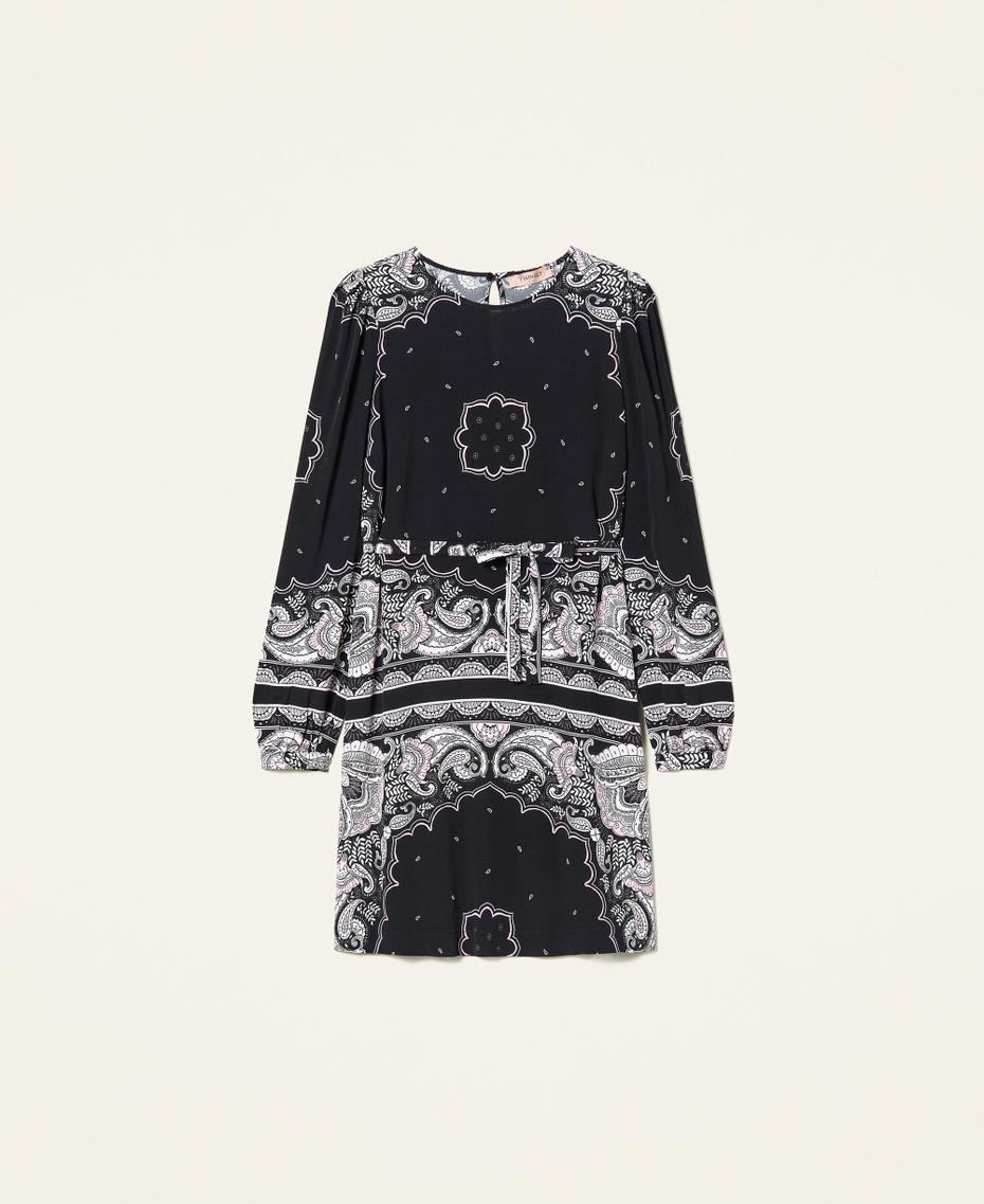 Bandanna print dress