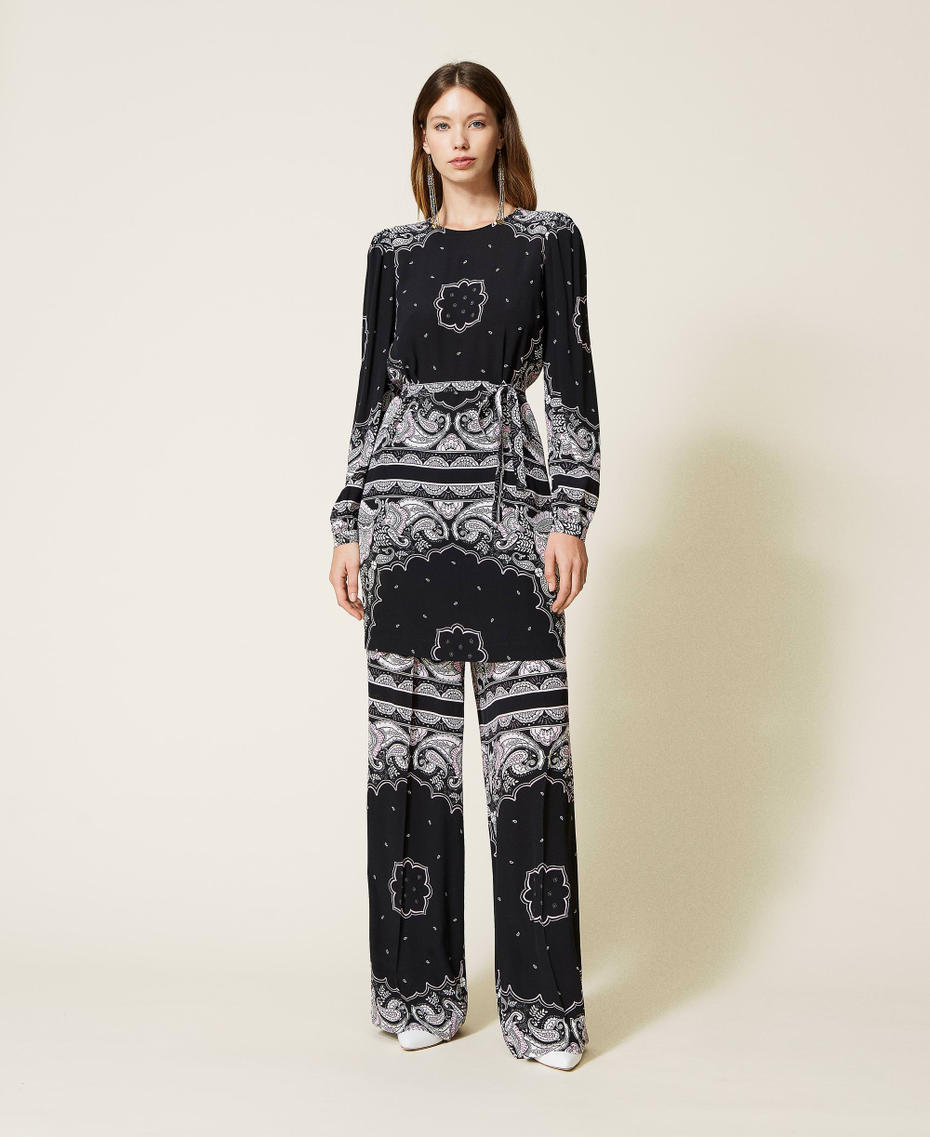 Bandanna print dress