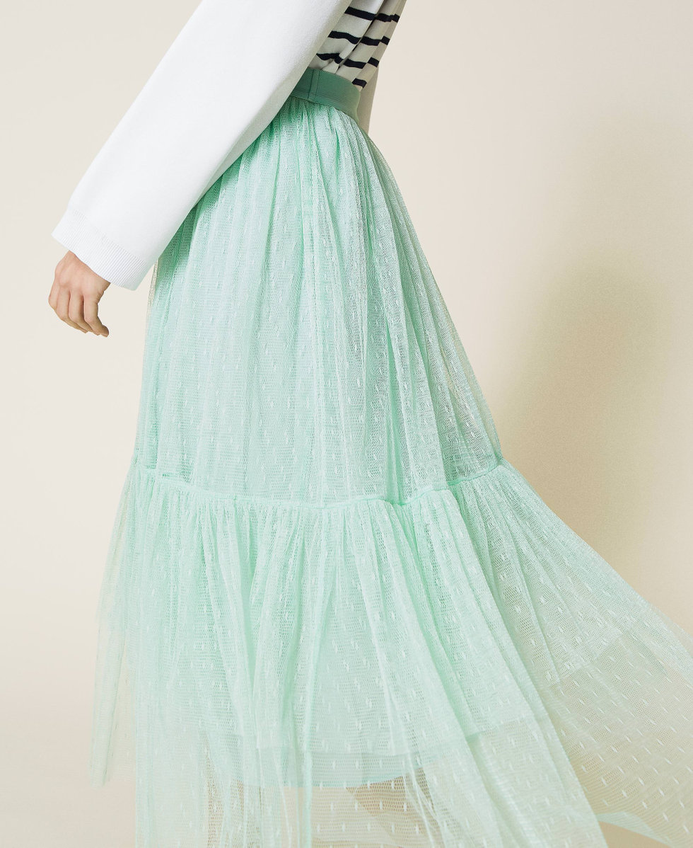 Jupe tulle plumetis store