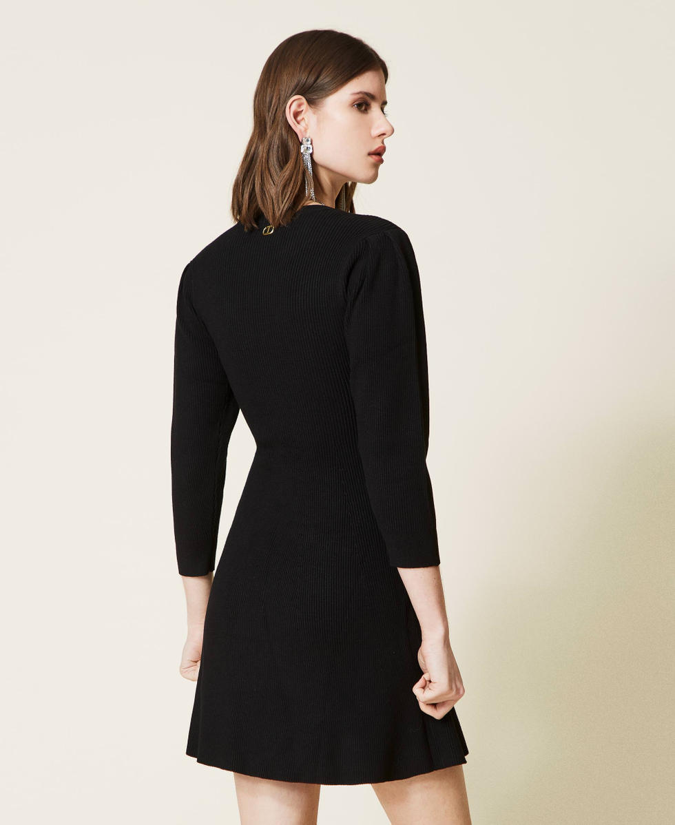Ribbed knit dress