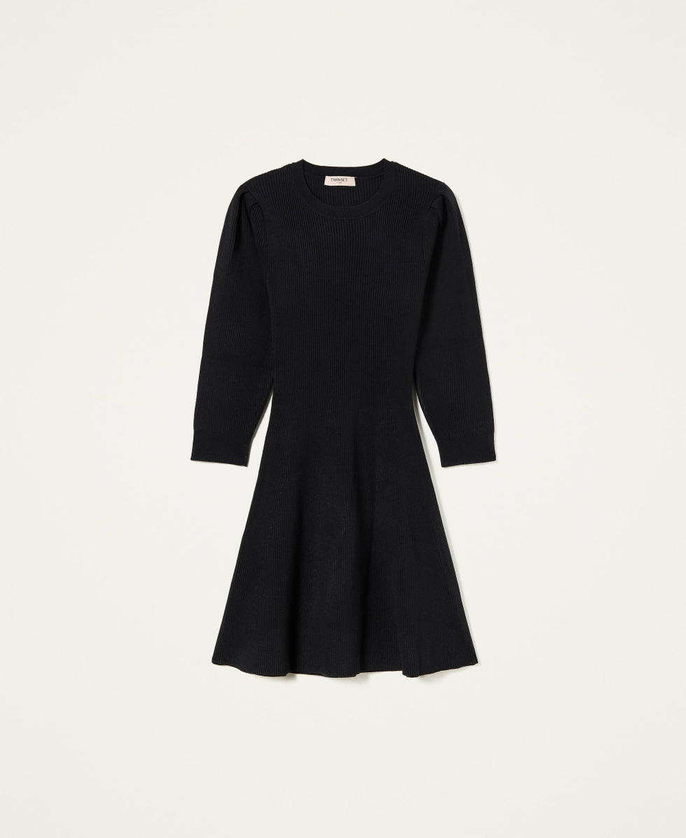 Ribbed knit dress