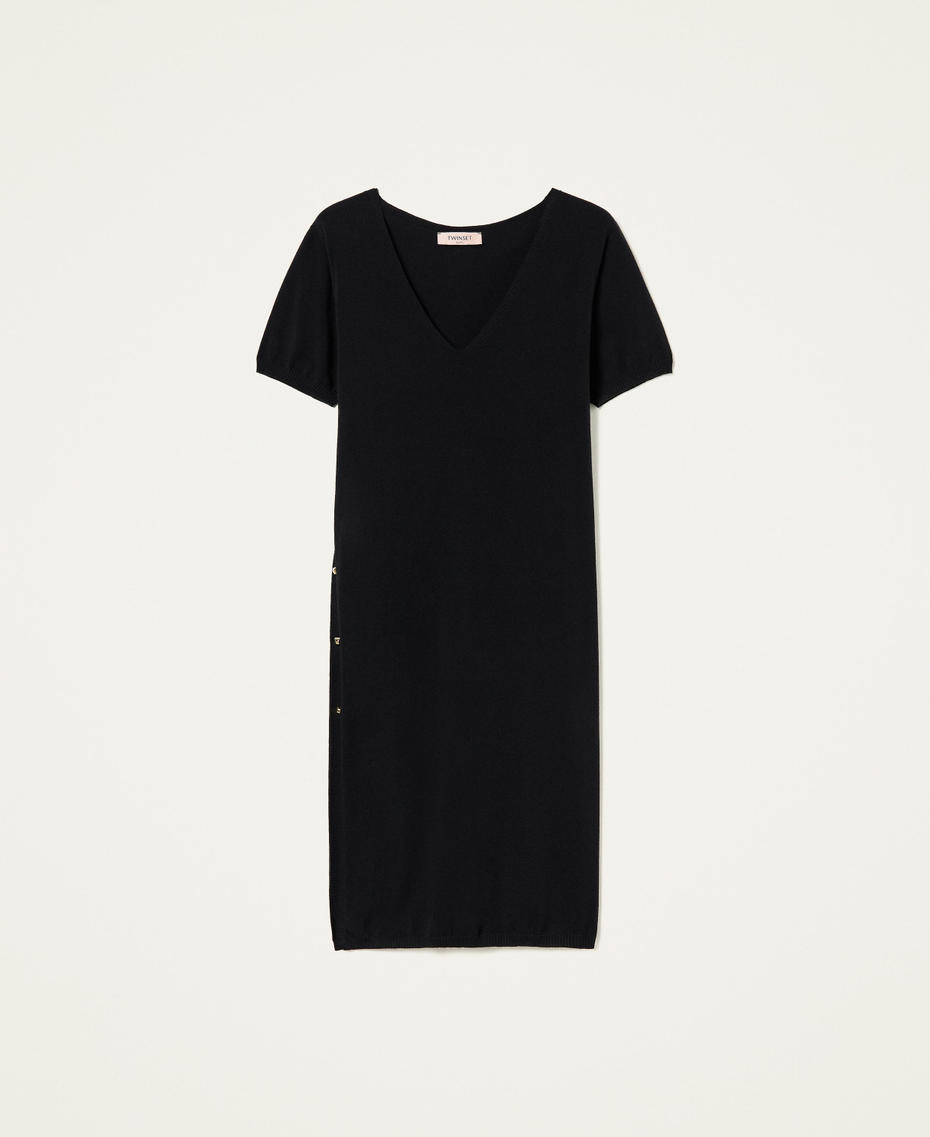 Midi dress with studs