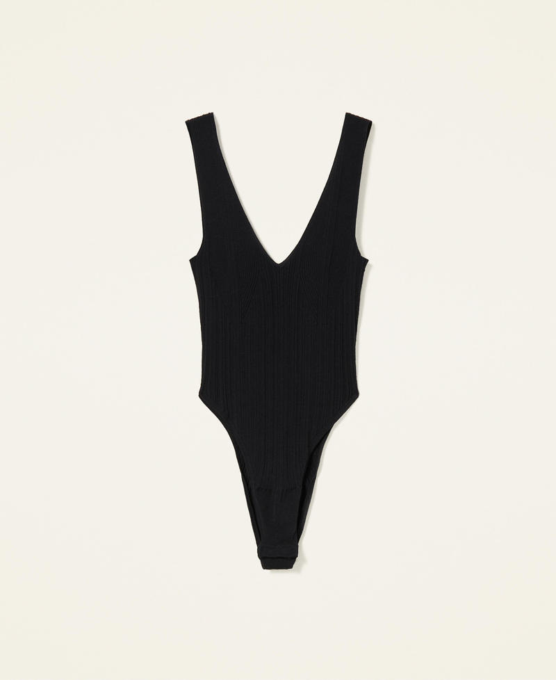 Ribbed seamless bodysuit