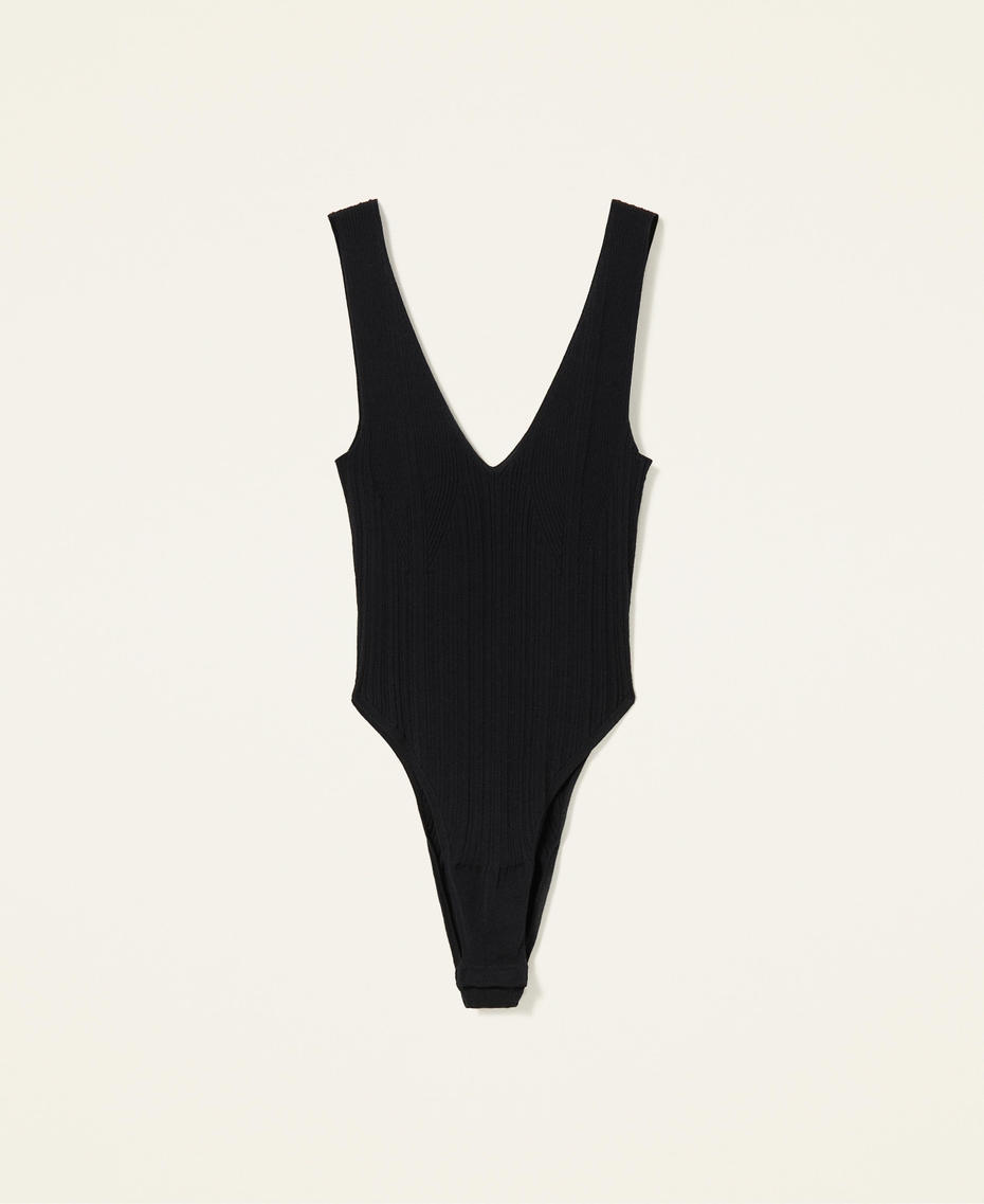 Ribbed seamless bodysuit