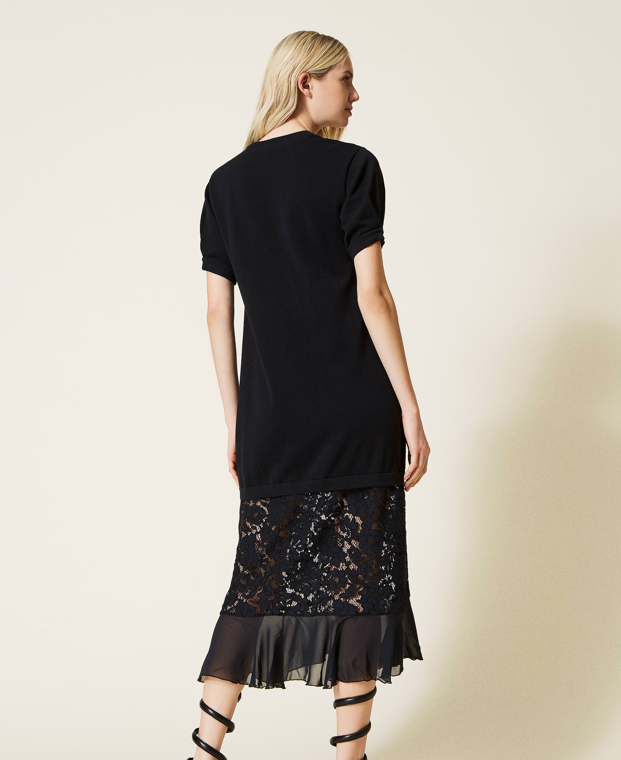 Abito Arricciato A Vita Fantasia Gucci - Prima Eleganza - Foto 7