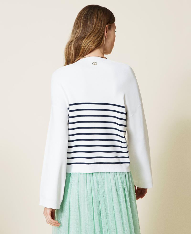 Maxi maglia a righe