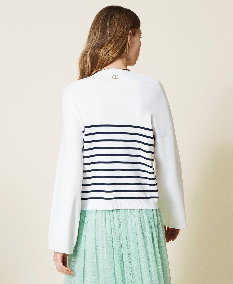 Maxi maglia a righe