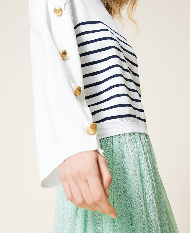 Maxi maglia a righe
