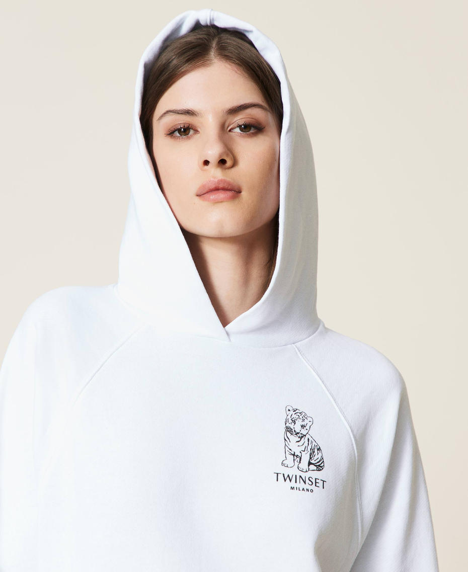Sweat-shirt Nouvel An chinois Blanc Femme 221TQ2040-06