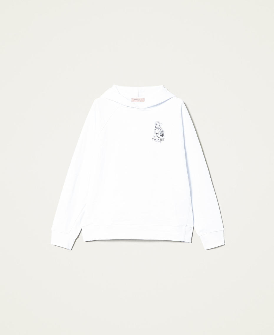 Sweat-shirt Nouvel An chinois Blanc Femme 221TQ2040-0S