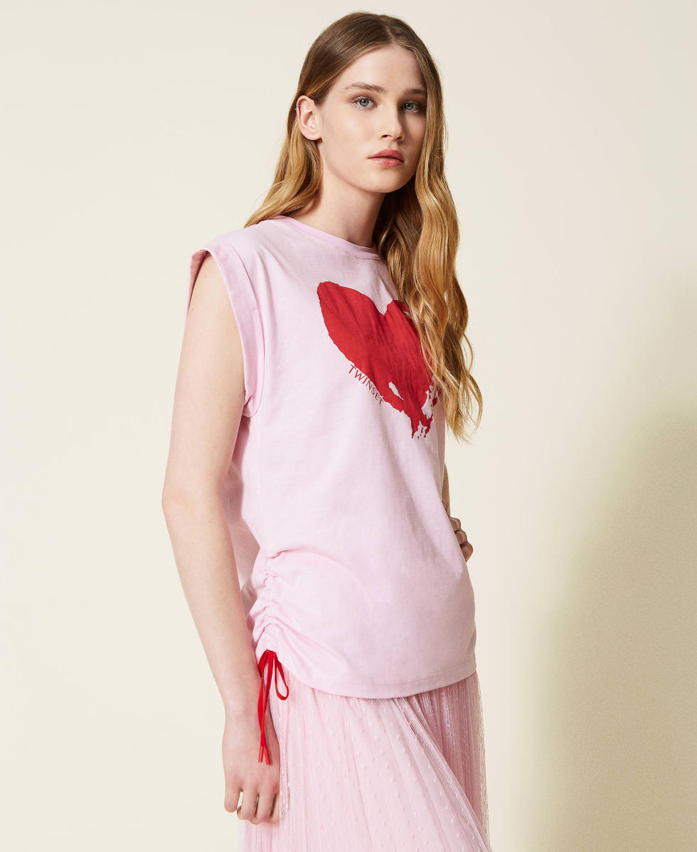 Maglia con cuore twin set outlet