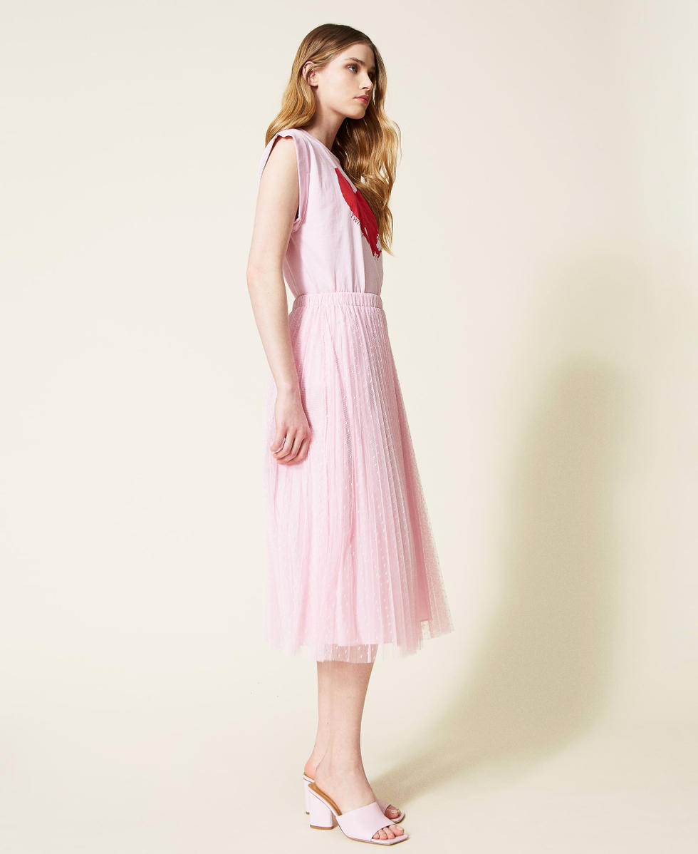 Plumetis tulle skirt zara store