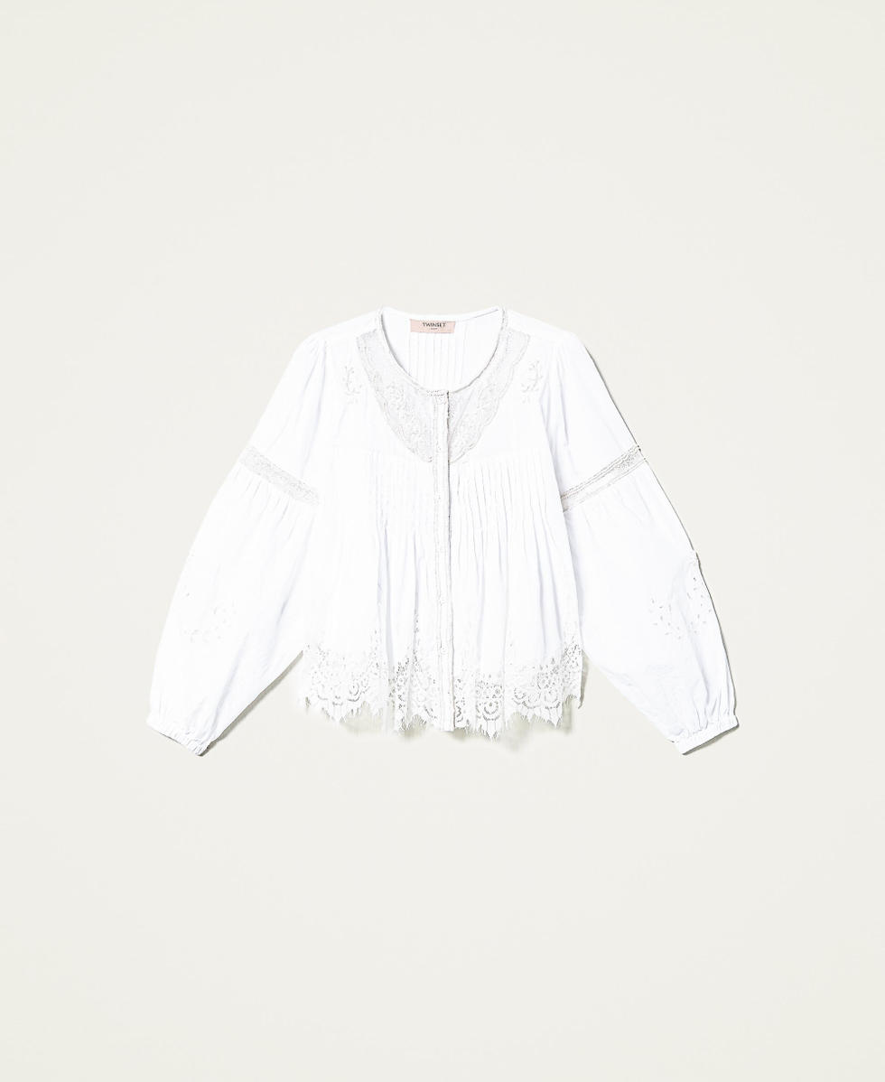 Camicia bianca twin set on sale