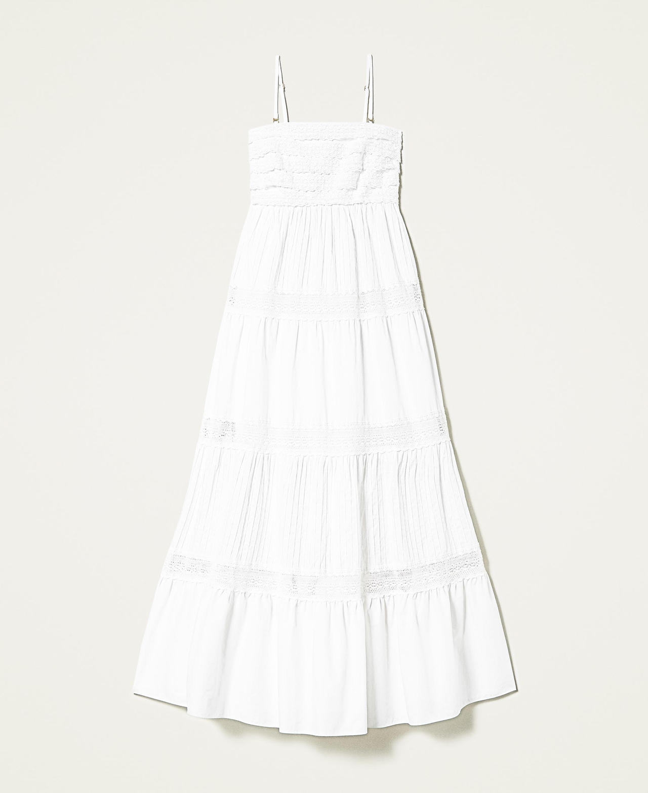 Long lace bustier dress