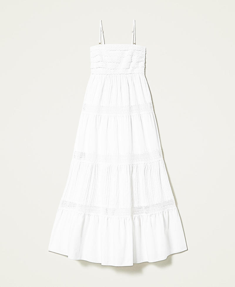 Long lace bustier dress