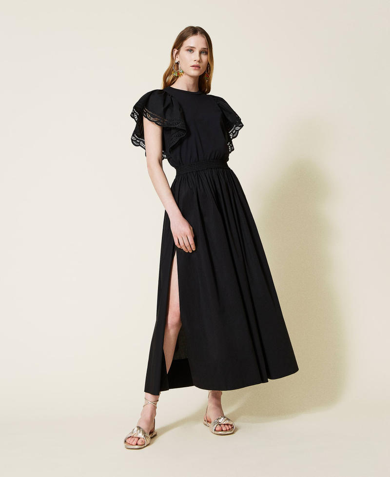 Maxirock aus Popeline