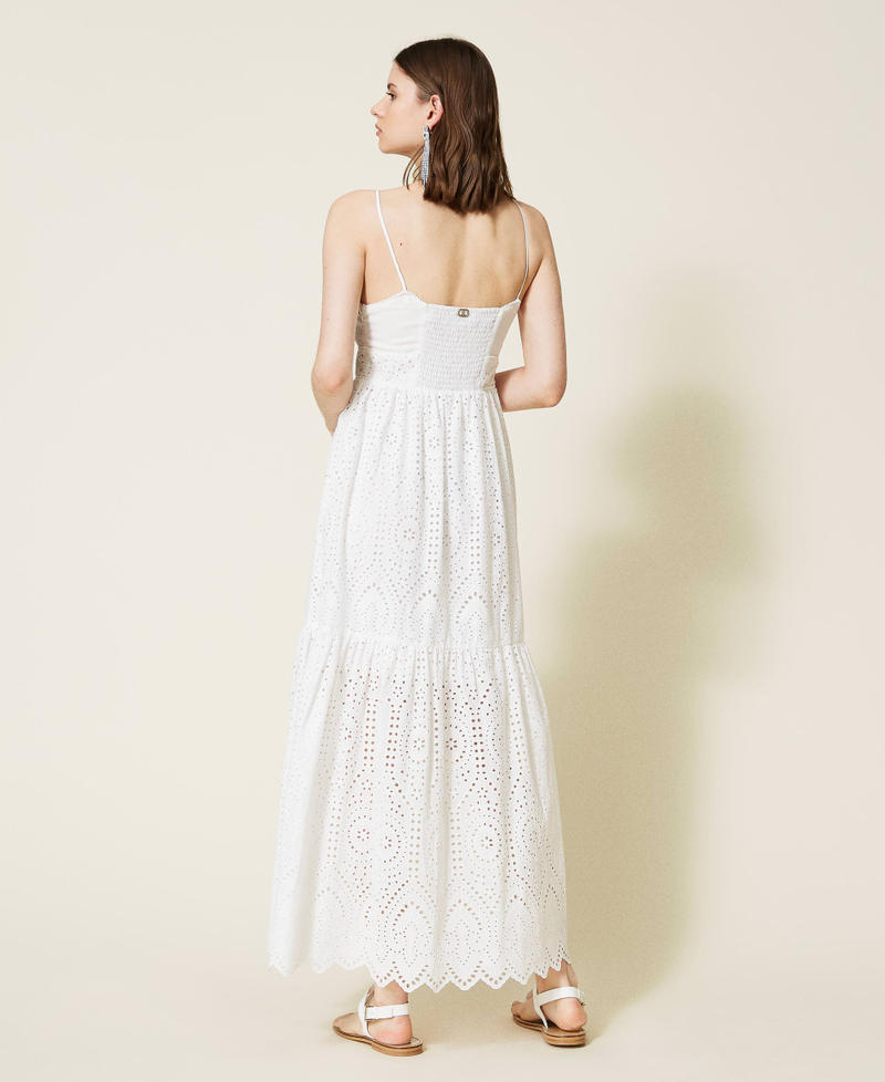 Long dress with multicolour floral print