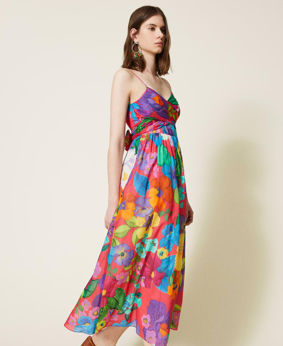 Abito lungo fiori twin set new arrivals