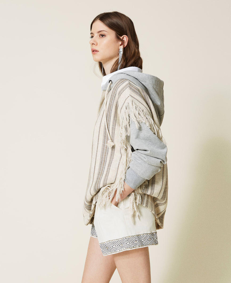 Hoodie with fringes store