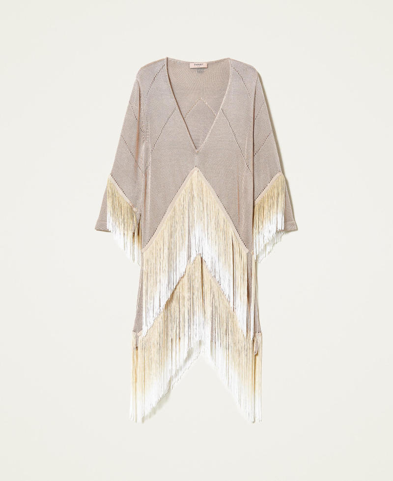 Strickkleid mit D&eacute;grad&eacute;-Fransen