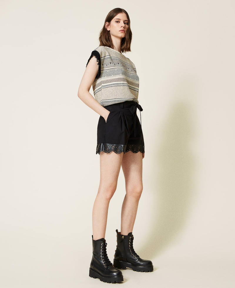 Plus Mint Jacquard Top main image 0