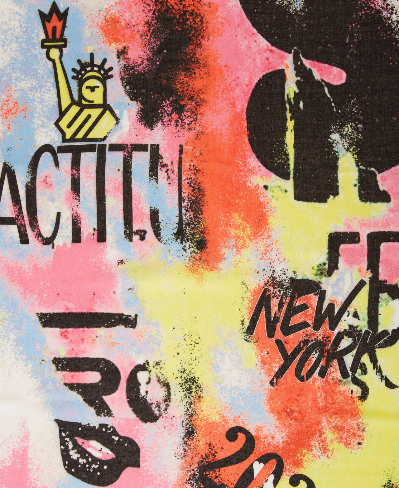 Printed kefiah with logo