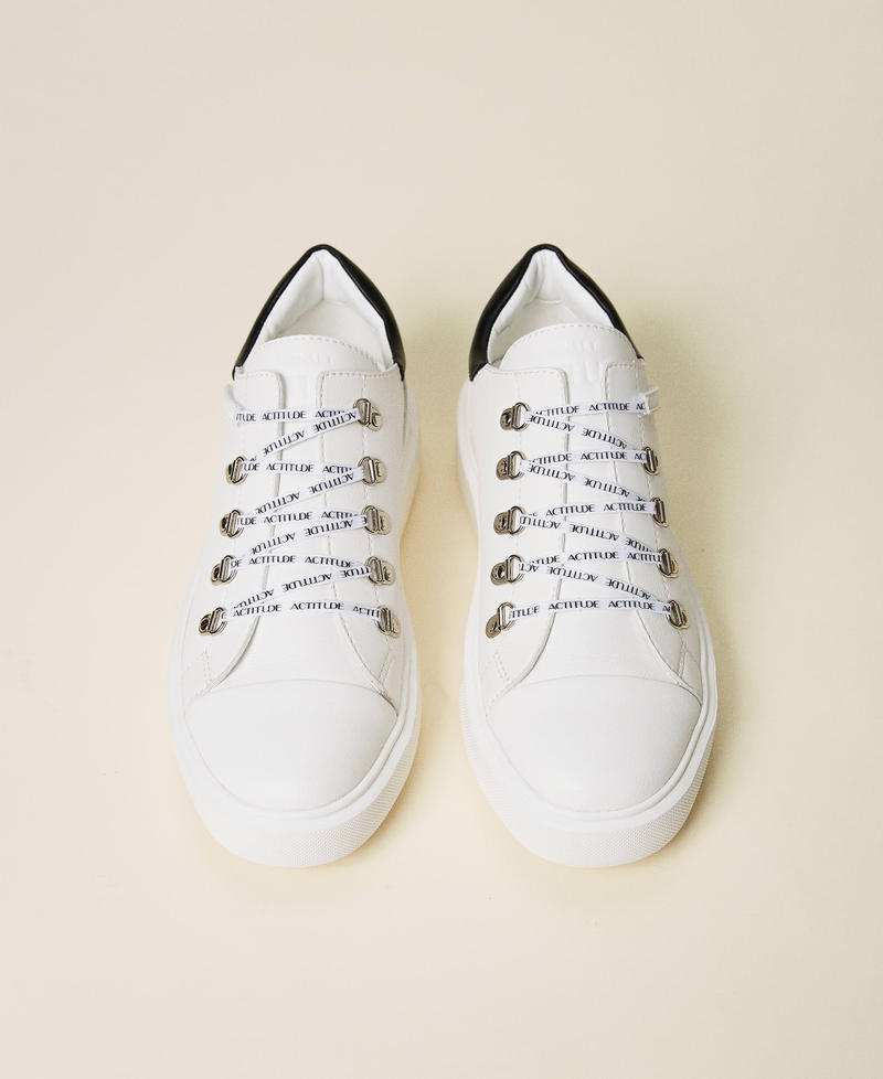 Logo lace trainers Lily Woman 222ACP050-05