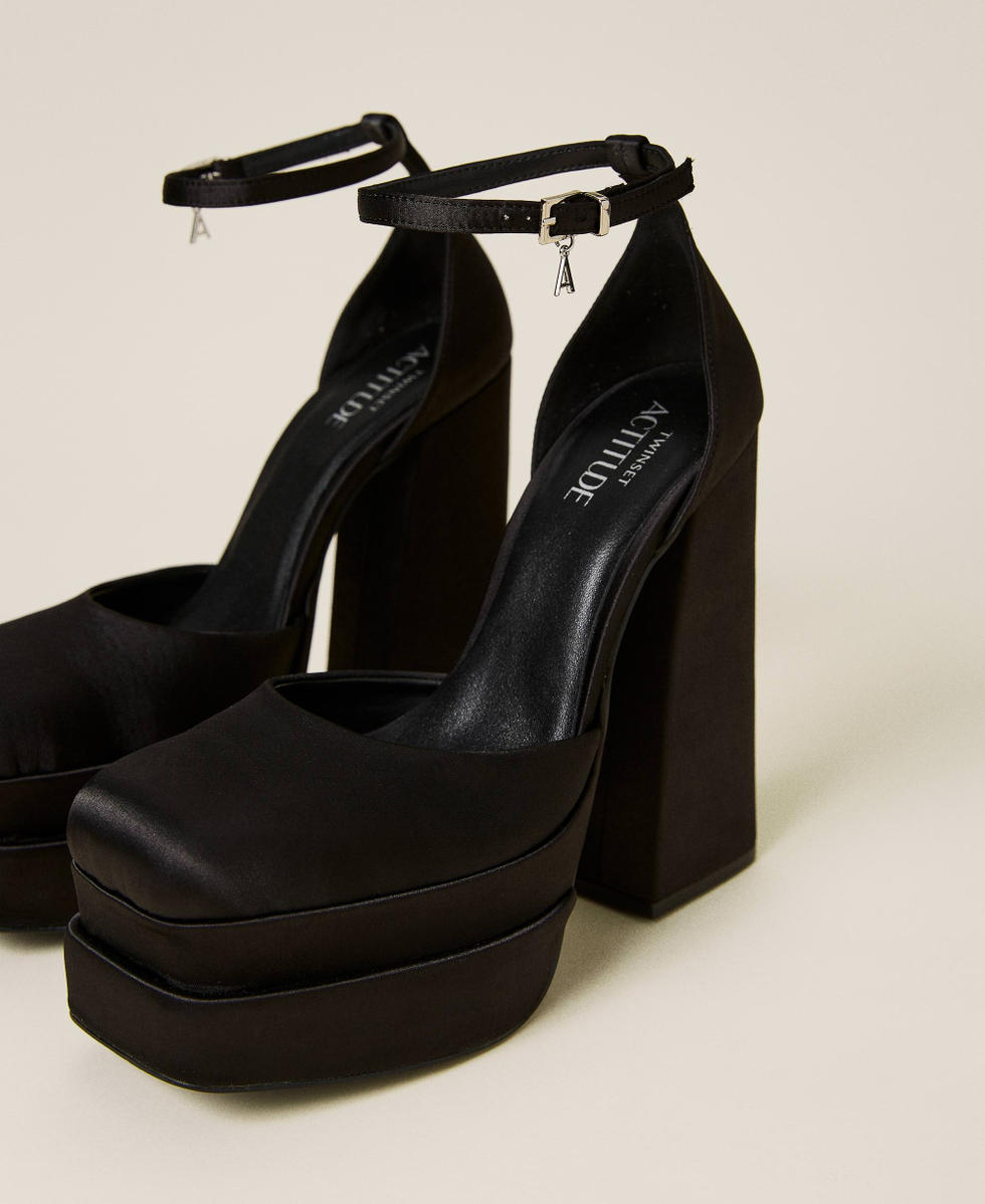 Black platform court shoes new arrivals