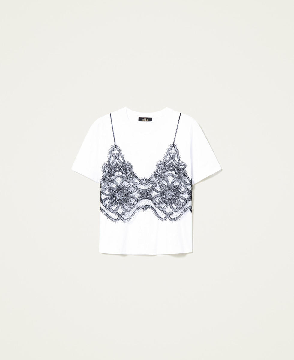Sultry Night-Out Lace Trim Mesh Bustier Top | Windsor