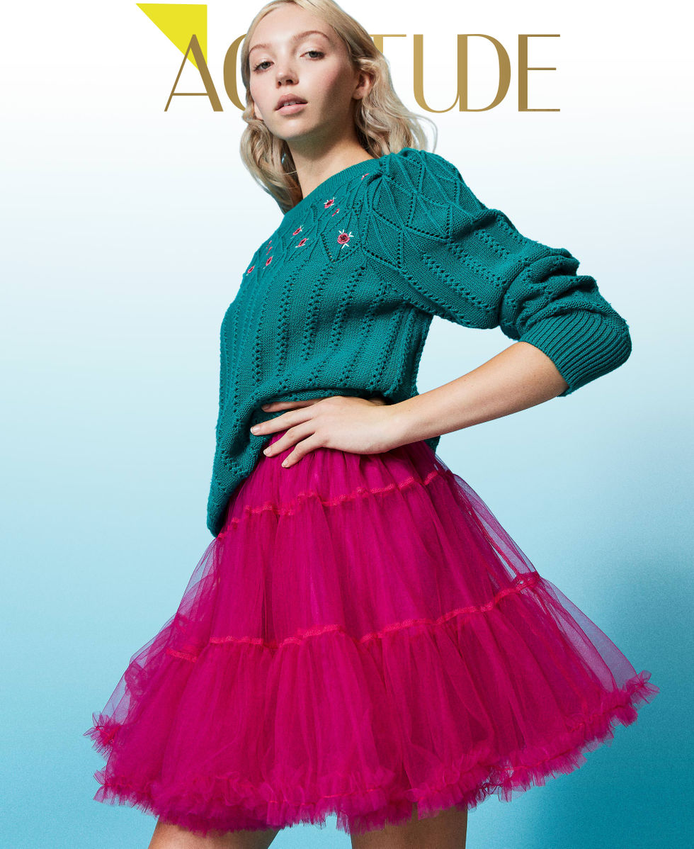Gonna di tulle rosa hotsell