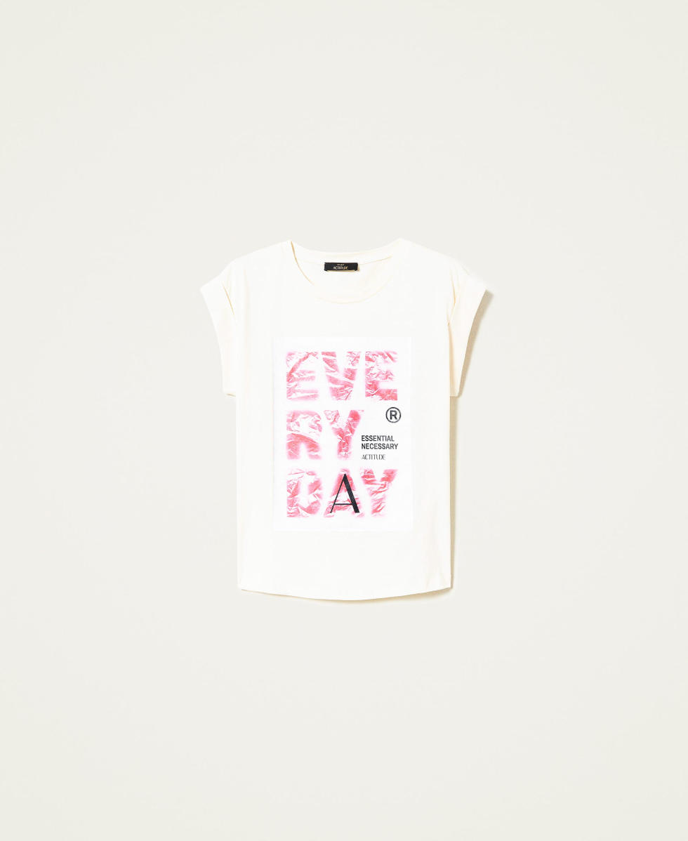 T-Shirt im Regular-Fit mit Print