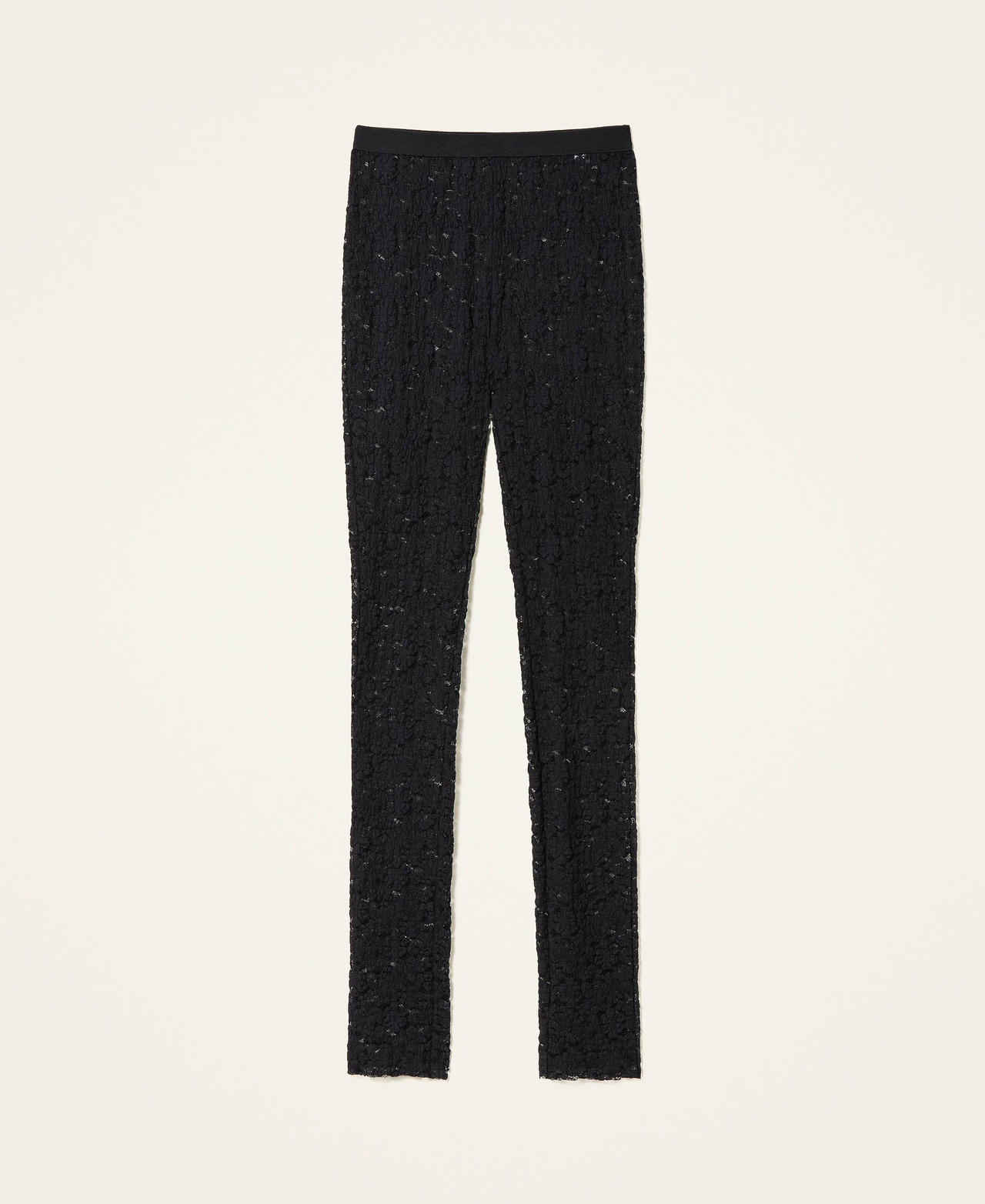 Leggings de encaje elástico
